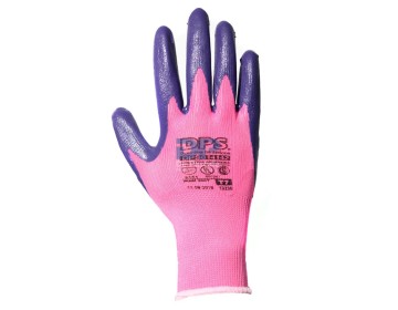 GUANTE TEJIDO - ROSA - NITRILO ESPUMADO - T 8 - DE PASCALE