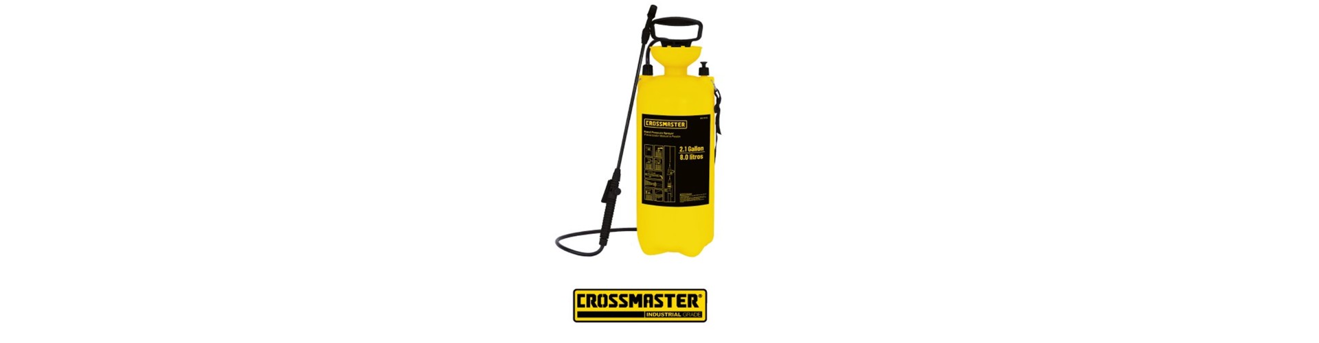PULVERIZADOR - MANUAL - 8 LITROS - CROSSMASTER