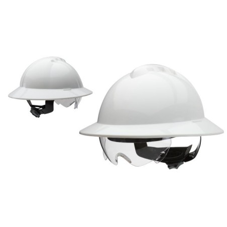 Casco De Seguridad sin Arnes - Full Brim - Blanco