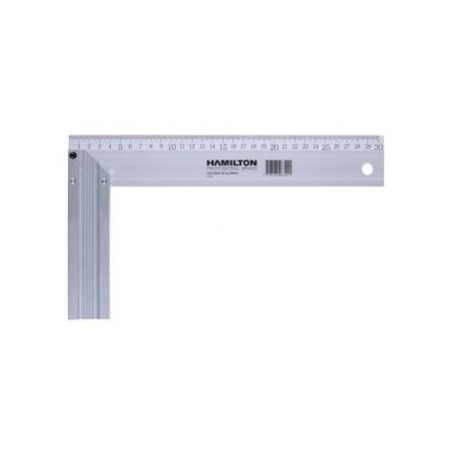 ESCUADRA - DE ALUMINIO - 30CM - HAMILTON