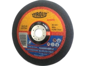 DISCO DE CORTE  CENTRO DEPRIMIDO - INOX 114X3.0X22.2 TYROLIT