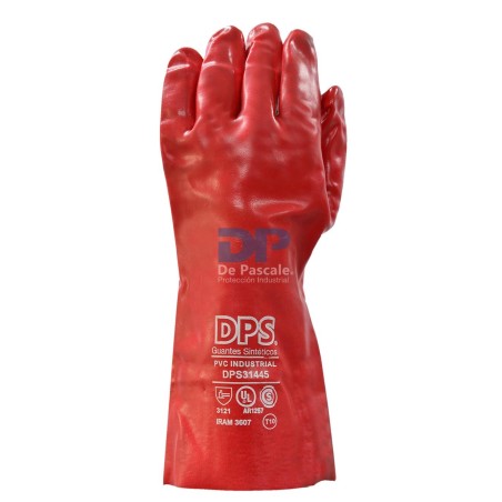 Guante Pvc Corto Liviano 35 Cm De Pascale
