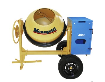 HORMIGONERA - RUEDA 13 - 400 LITROS - MENEGOTTI