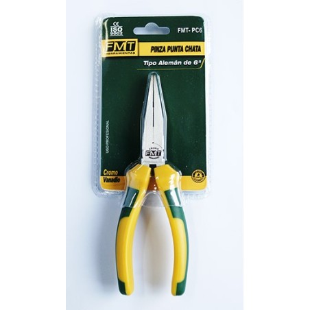 Pinza Punta Chata 6 FMT Herramientas
