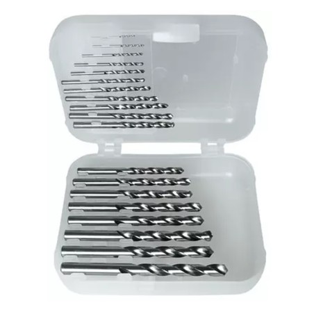Juego De Mechas Acero Rapido 19 Pzas - 1 A 10 mm Tramontina