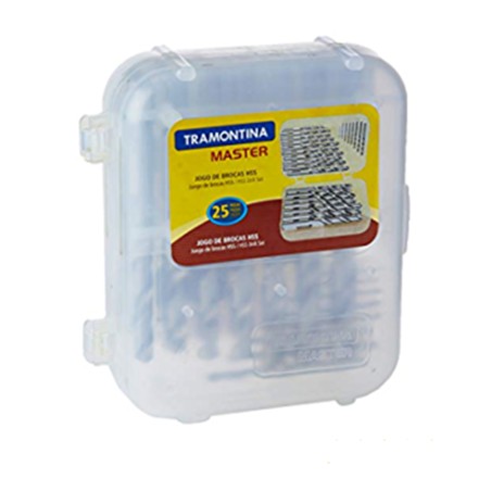 Juego De Mechas Acero Rapido 25 Pzs 1 A 13 mm Tramontina