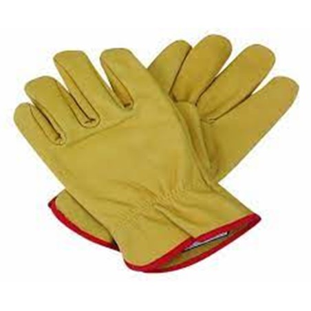 GUANTE VAQUETA FORRADO 1/2 PASEO LINCOLN ELASTIZADO CORTO T9DE PASCALE