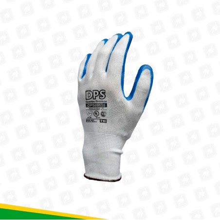 GUANTE TEJIDO RECUBIERTO LATEX RUGOSO T9 BLANCO
