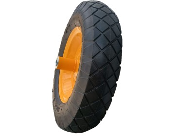 RUEDA NEUMATICA LLANTA CHAPA  BUJE BOLILLA 400X95X16 4T FMT