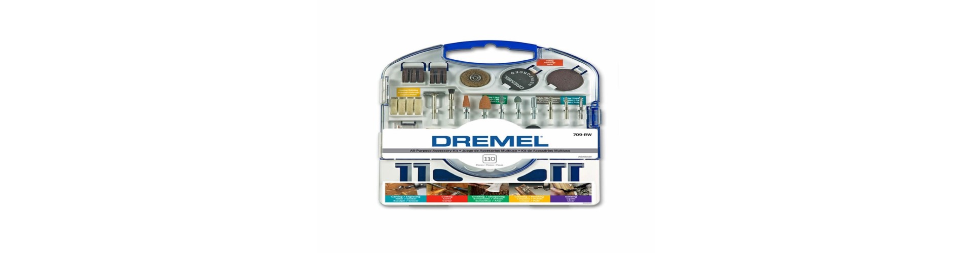KIT ACCESORIOS 709 - RW 110 PIEZAS DREMEL