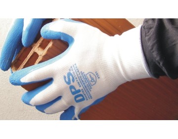 GUANTE TEJIDO RECUBIERTO LATEX RUGOSO TALLE 8 DE PASCALE