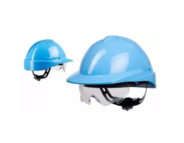 Casco De Seguridad sin Arnes  Milenium Celeste Libus