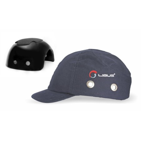 Gorra con  Casquete Plastico Azul Vicera 3 Cm Libus