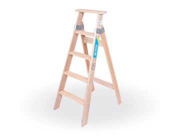 ESCALERA FAMILIAR DOBLE PINO NACIONAL 03 ESCALONES - 0.70 METROS ALPIN