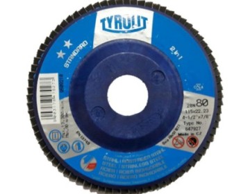 DISCO FLAP  ZIRCONIO - PLANO - FIBRA 180 X 22 X GR120 TYROLIT