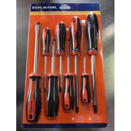 Juego Destornillador - 8 Piezas - Ruhlmann