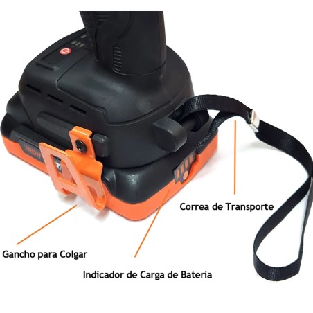 Atornillador De Impacto Lil260-9Bk Lusqtoff Black Series