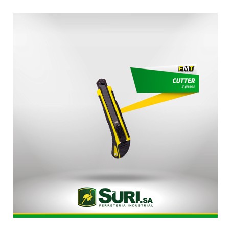 CUTTER PLASTICO RETRACTIRL 18MM FMT