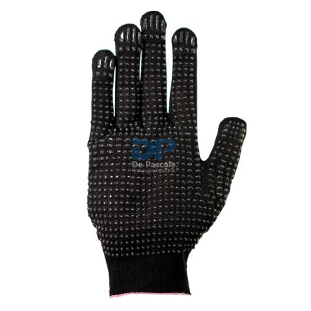 Guante Algodon - Negro - Moteado T8 - De Pascal