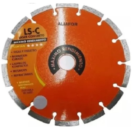 Disco Diamantado  Ls-C  Maximo Rendimiento 4.5 Aliafor