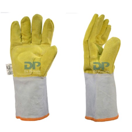 Guante Descarne Amarillo Largo De Pascale