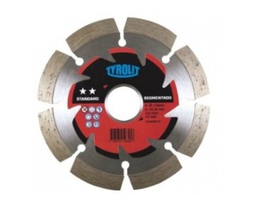 DISCO DIAMANTADO SEGMENTADO 4.5 X 10 MM TYROLIT