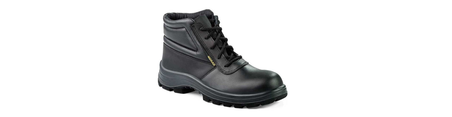Botin Argos - Flor Negro T 41 - con  Puntera Voran