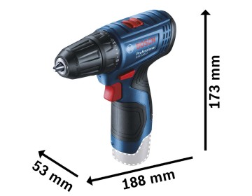 Taladro Atornillador Gsr 120-Li - con Caja - con 1 Bat 12 V - 1500 RPM Bos
