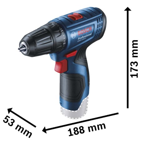 Taladro Atornillador Gsr 120-Li - con Caja - con 1 Bat 12 V - 1500 RPM Bos