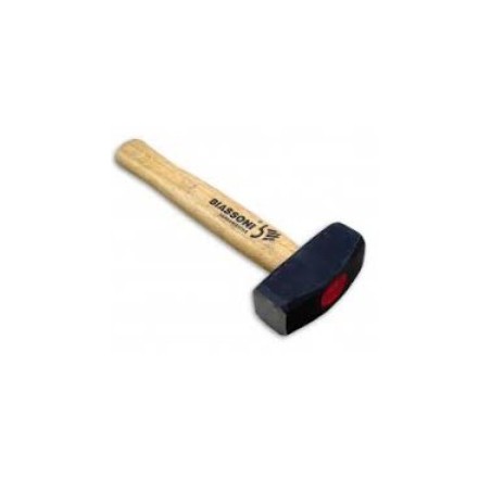 MAZA DE ACERO - FORJADA - CABO MADERA - 3.00KG - BIASSONI