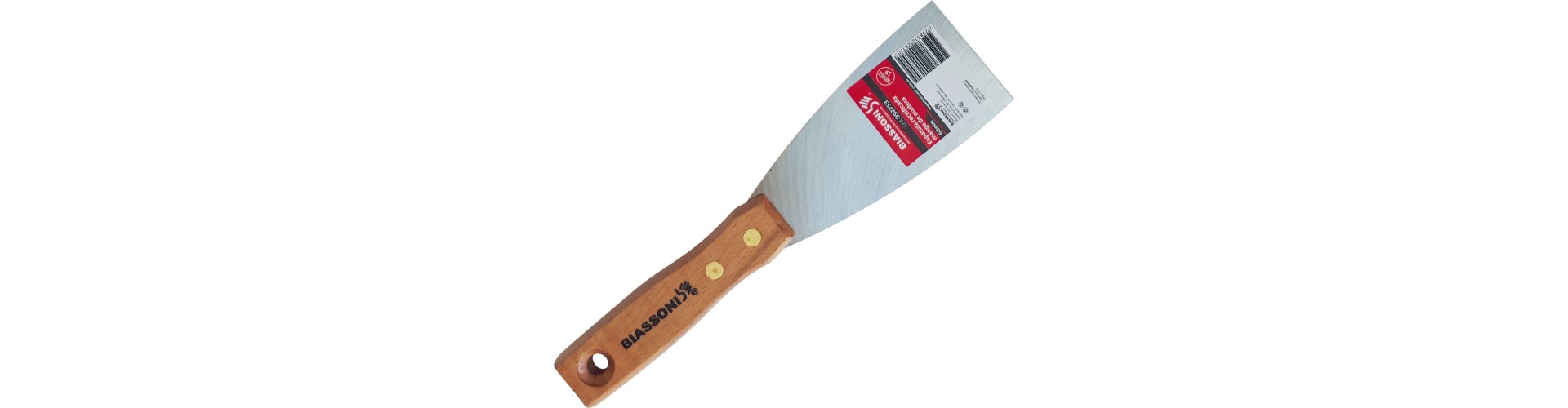 ESPATULA - 992754 - MANGO MADERA - 70 MM - BIASSONI