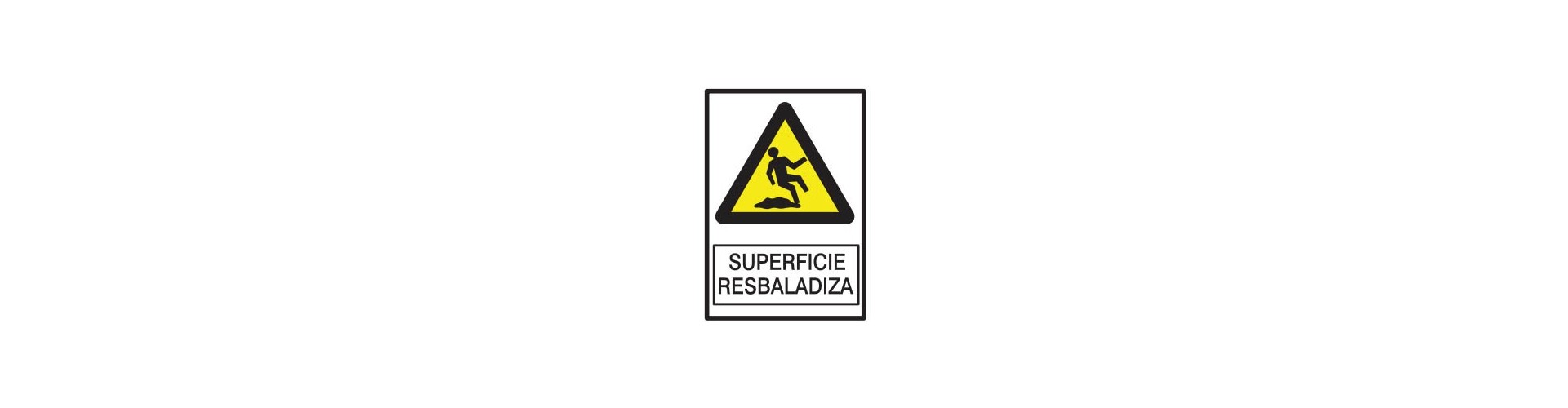 CARTEL SUPERFICIE RESBALADIZA 22 X 26 BM