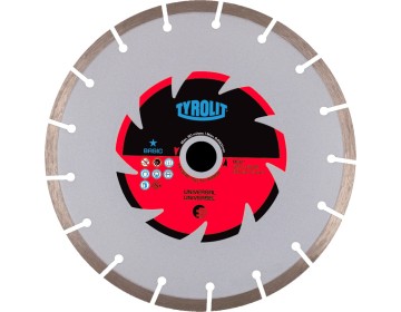 DISCO DIAMANTADO - BASIC - SEGMENTADO - 115 X 1.9 X 22.23 MM - TYROLIT