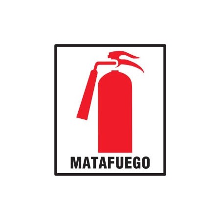 CARTEL MATAFUEGO 32 X 45 BM