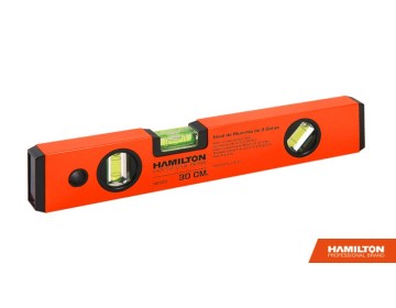 NIVEL - ALUMINIO - MAGNETICO - 300 MM - HAMILTON