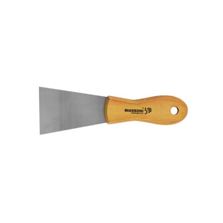 ESPATULA - PINTOR LAMINADA M/MADERA - 70 MM - BIASSONI