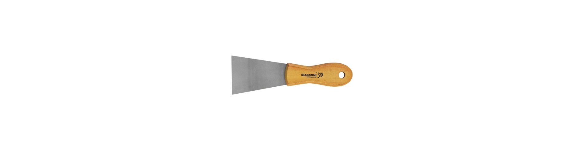 ESPATULA - PINTOR LAMINADA M/MADERA - 90 MM - BIASSONI