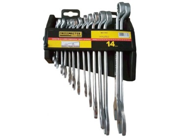 JUEGO LLAVES COMBINADAS 14 PZAS 8 A 24 MM CROSSMAN