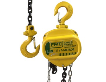APAREJO  A CADENA 3000 KG - 6MTS DE ALZADA FMT