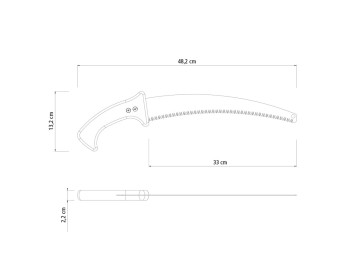 SERRUCHO PODA CABO MADERA 13 TRAMONTINA