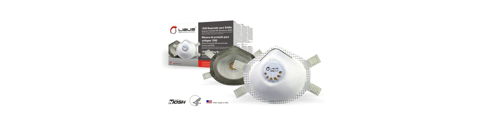 MASCARILLA CON VALVULA 1840 LIBUS