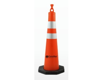 CONO AUTOPISTA - C/ REFLECTIVO 120 CM - 10 KG CONOFLEX
