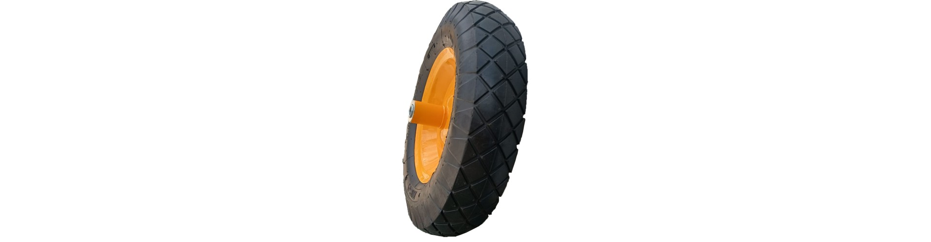RUEDA NEUMATICA LLANTA CHAPA  BUJE BOLILLA 400X95X16 4T FMT