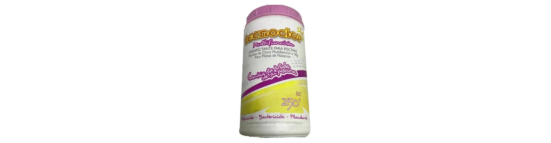 CLORO MULTIFUNCION PARA PILETAS DE LONA 250 GRS TECNOCLOR