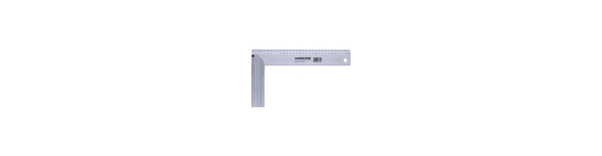 ESCUADRA - DE ALUMINIO - 30CM - HAMILTON