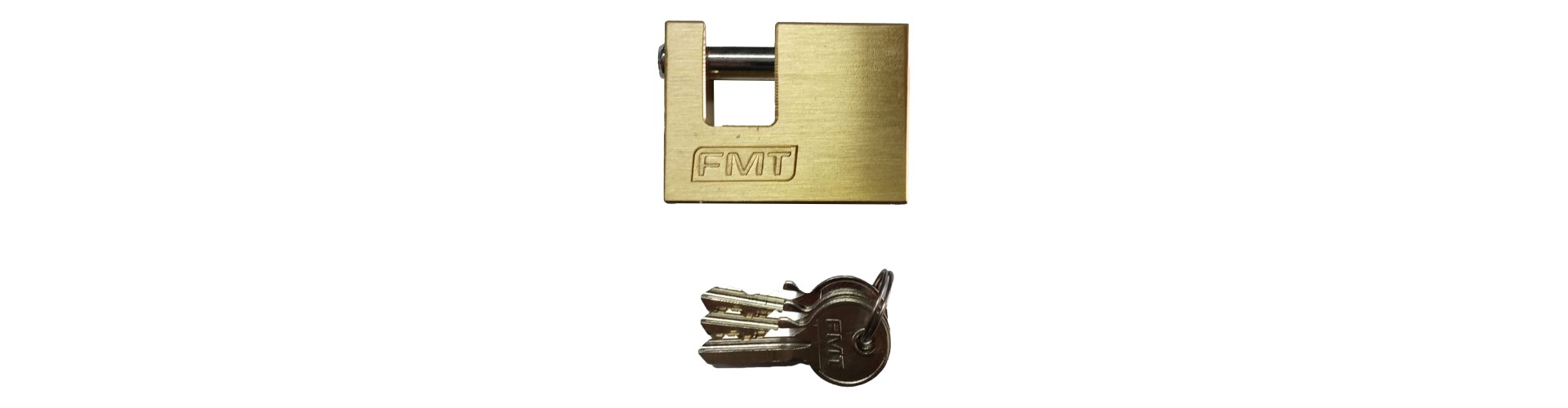 CANDADO TRABA HORIZONTAL 90 MM - 3 LLAVES