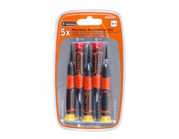 JUEGO DESTORNILLADOR - P/ELECTRICISTA - 5 PIEZAS - TACTIX