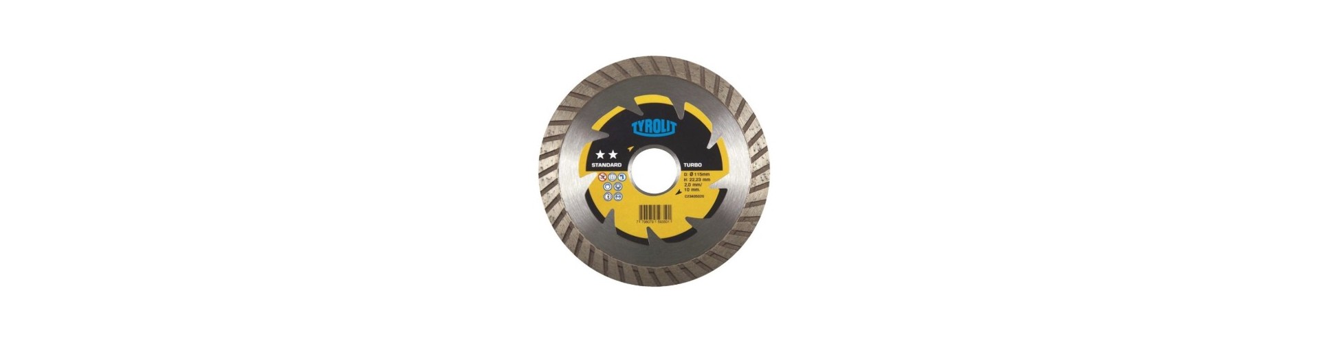 DISCO DIAMANTADO TURBO 9 X 10 MM TYROLIT