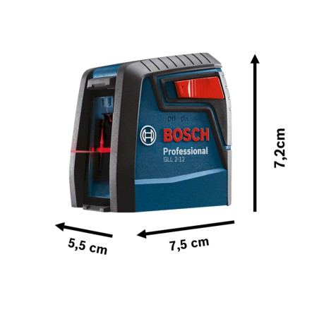 NIVEL LASER - GLL 2-12 - 12 MTS - BOSCH
