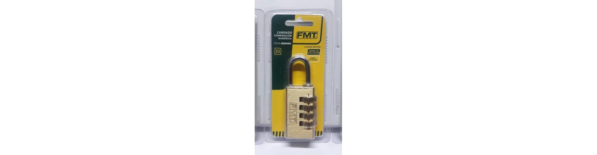 CANDADO - COMBINACIONX4 - 30 MM - FMT HERRAMIENTAS